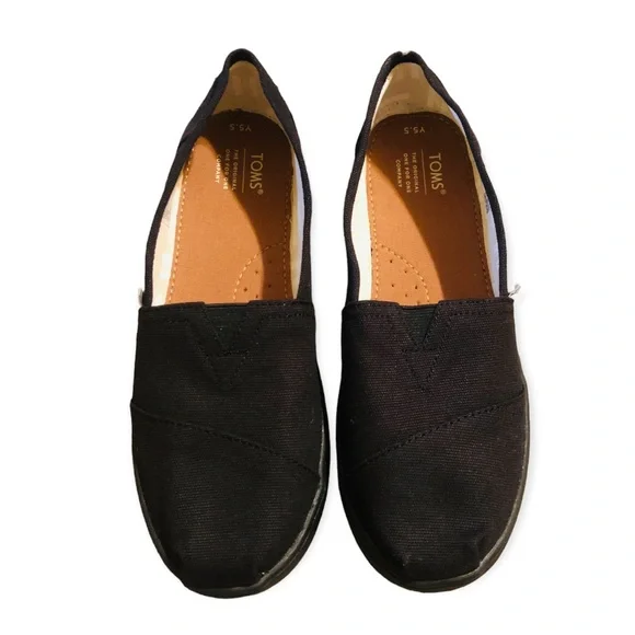 Toms Alpargata Canvas Youth Shoes size 5.5 - Picture 5 of 7